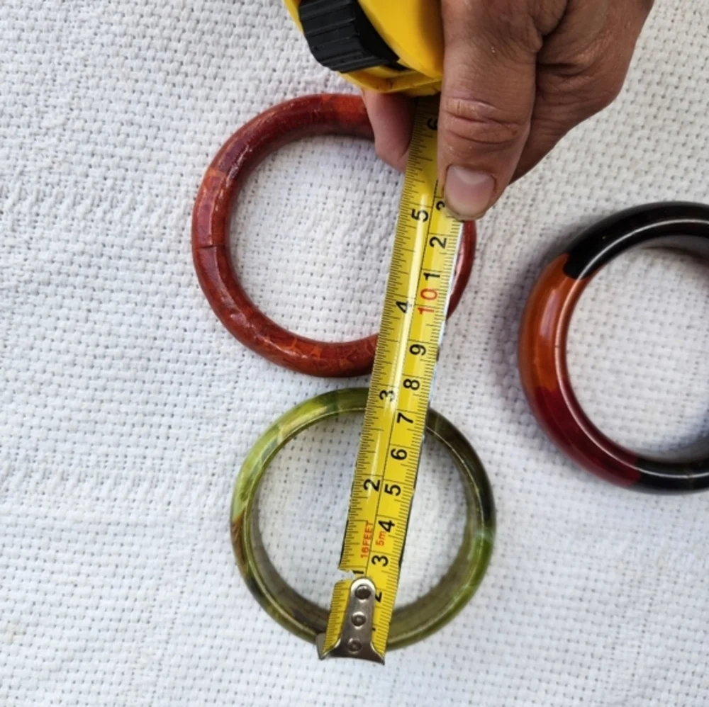 Vintage colorful bangle trio‎ - Picture 8 of 9